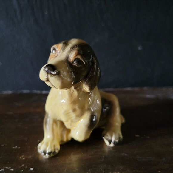 Vintage Mortens Studio Sitting English Setter Figurine Statue Sculpture 2.875" - Picture 1 of 7